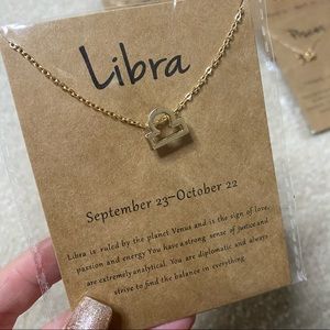 Libra Necklace (ACCEPTING REASONABLE OFFERS)
